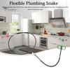 Sink Drain Cleaner Flexible Grabber Claw Pick Up Tool, Hair Removal Ergonomic Metal Spring Kitchen Unblocker Grip Claw, Unclogging Tool for Sewer Pipe
