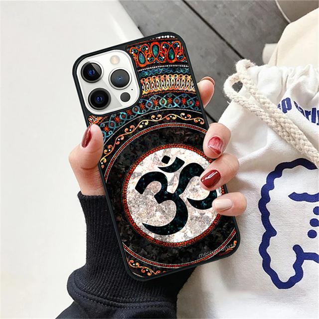Aum Om Symbol phone Case Cover For iPhone 17 Air 16 15 14 Plus apple 16 11 12 13 Pro Max coque
