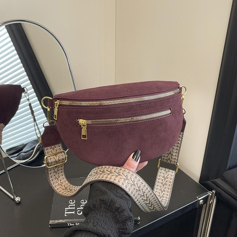Sac à Bandoulière Unique, Sac Bandoulière Décontracté Couleur Unie, Sac à Bandoulière, Sac Bandoulière Diagonal, Sac à Main Rétro