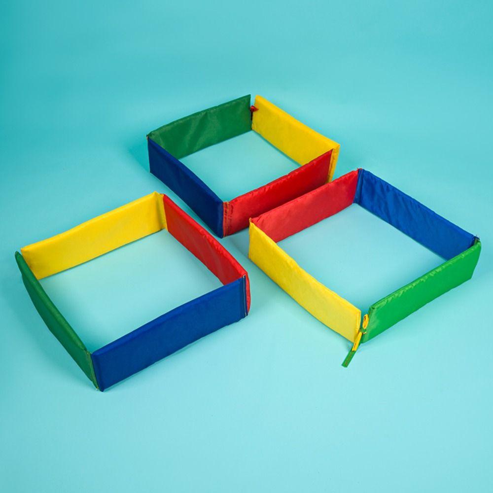 Drill Hole Jumping Lattice Hole Folding Physical Training Props Hopscotch Hole  Children Outdoor