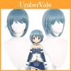 Puella Magi Madoka Magic Sayaka Miki Blue Cosplay Wig High Heat Resistant Fiber