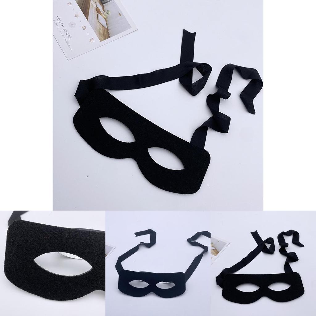 Cosplay Zorro Mask Eye Cover Fabric Material For Costume Parties And Themed Celebrations
