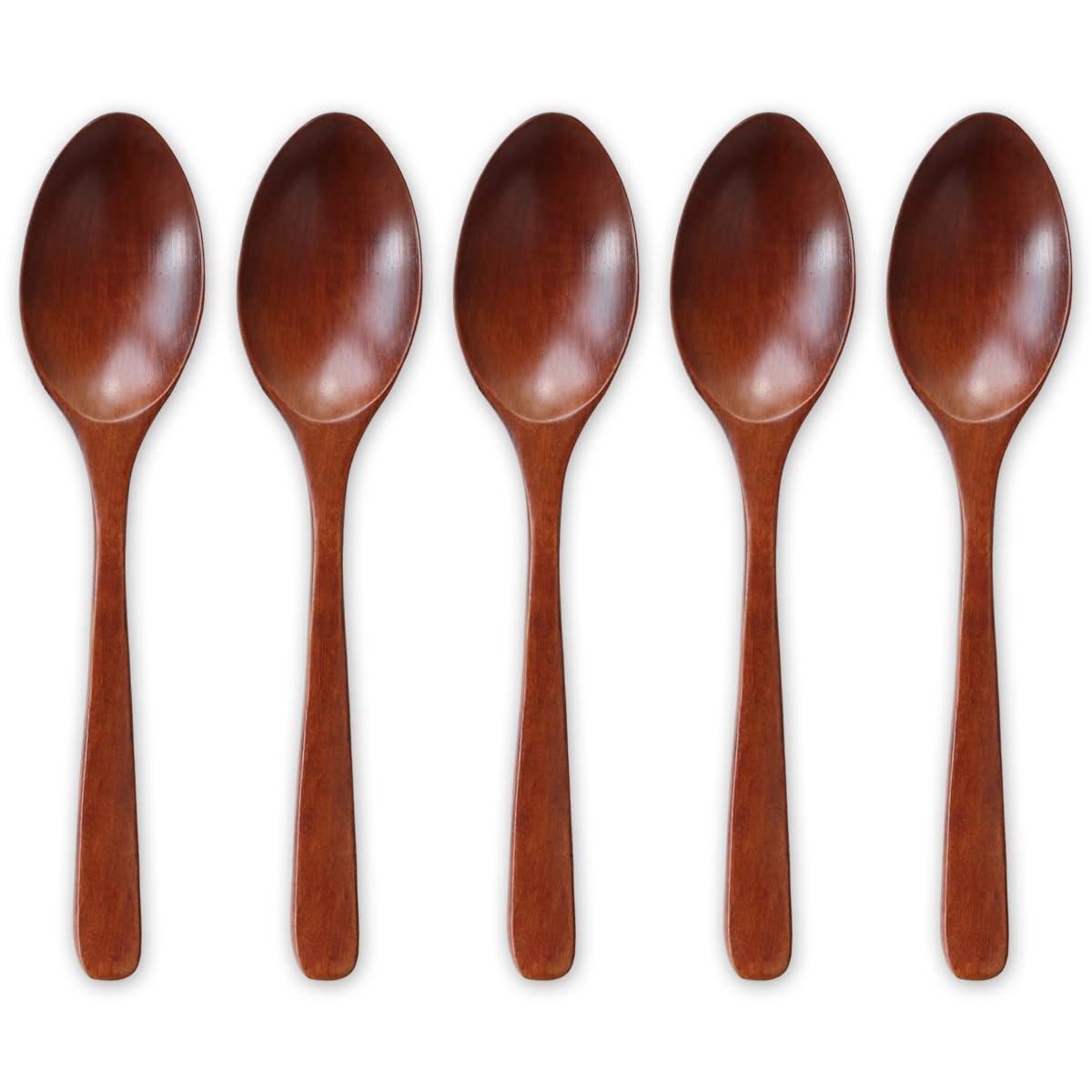 

Wooden lacquered curry set of Current model J-kitchens spoons, 5, 18.5x4cm,
