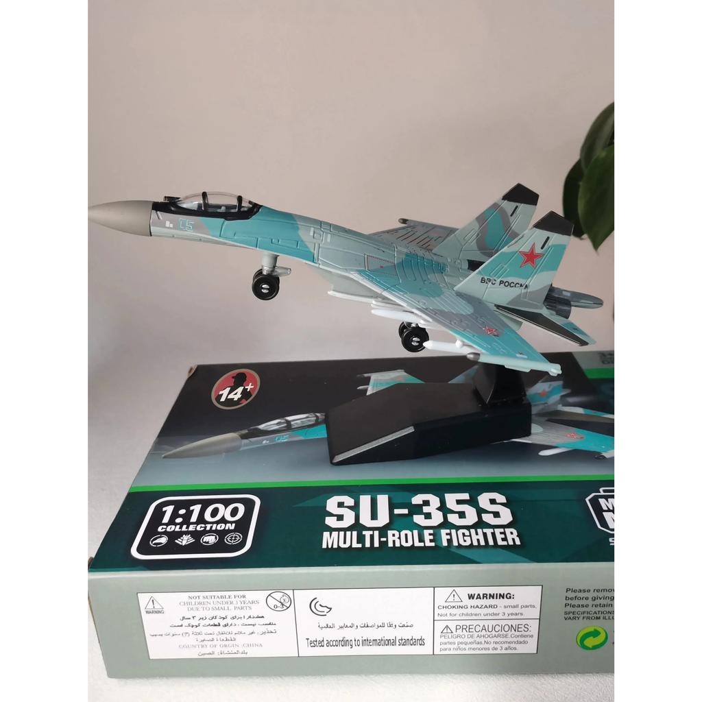1/100 Su-35s Aircraft Models ABS Model Kit Multi-Purpose Fighter Toy Building Block Military Model Toy for Gifts Educational Toy