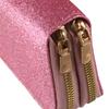 Luxury Women Card Bag Solid Color Accordion Card Holder Fashion Starry Shiny Wallet  Girls