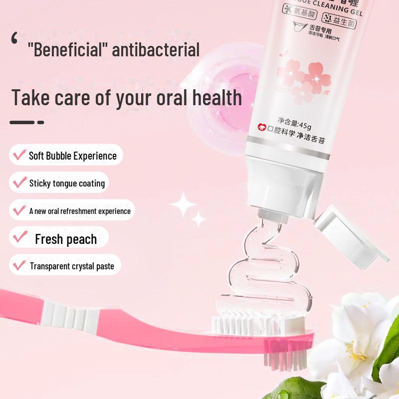 Cross-Border Tongue Cleaning Gel: Freshens Breath & Removes Coating
