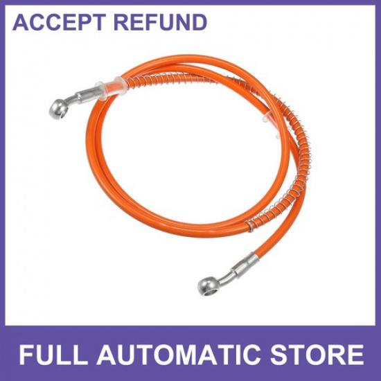Motorcycle 140cm 5512  10mm 039  Hydraulic Brake Hose Line Pipelines Orange