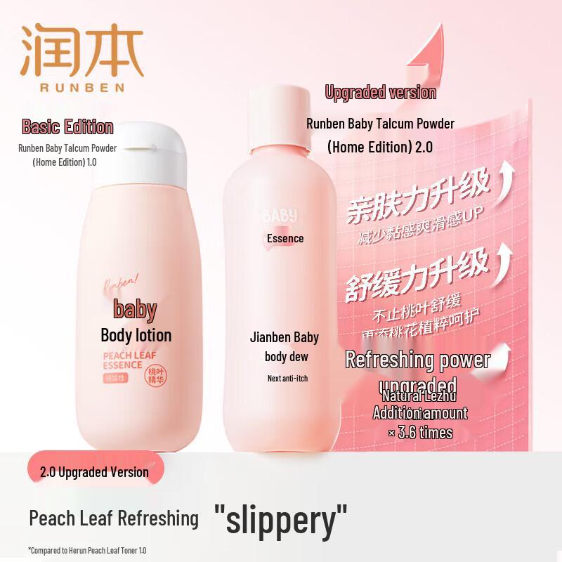 Runben Baby Peach Leaf Refreshing Lotion