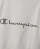 Champion Terry Zip Hooded TECH Pale Long Logo Embroidery Women's Sweatshirt, Weave®, CW-BS101, White, Sleeve, Quick-Drying, Stretch, One-Point