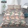 Home Living Luxury 3D Cartoon Unicorn Print 2/3Pcs Soft Duvet Cover PillowCase Bedding Sets Kids Queen and King EU/US/AU Size