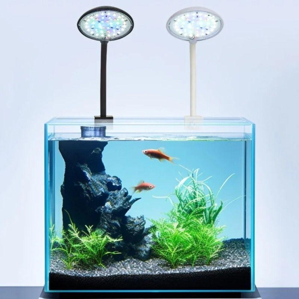 5/7W LED Aquarium Light 360-Degree Rotation Aquarium Plant Light Fish Tank Clip Lamp  Landscaping