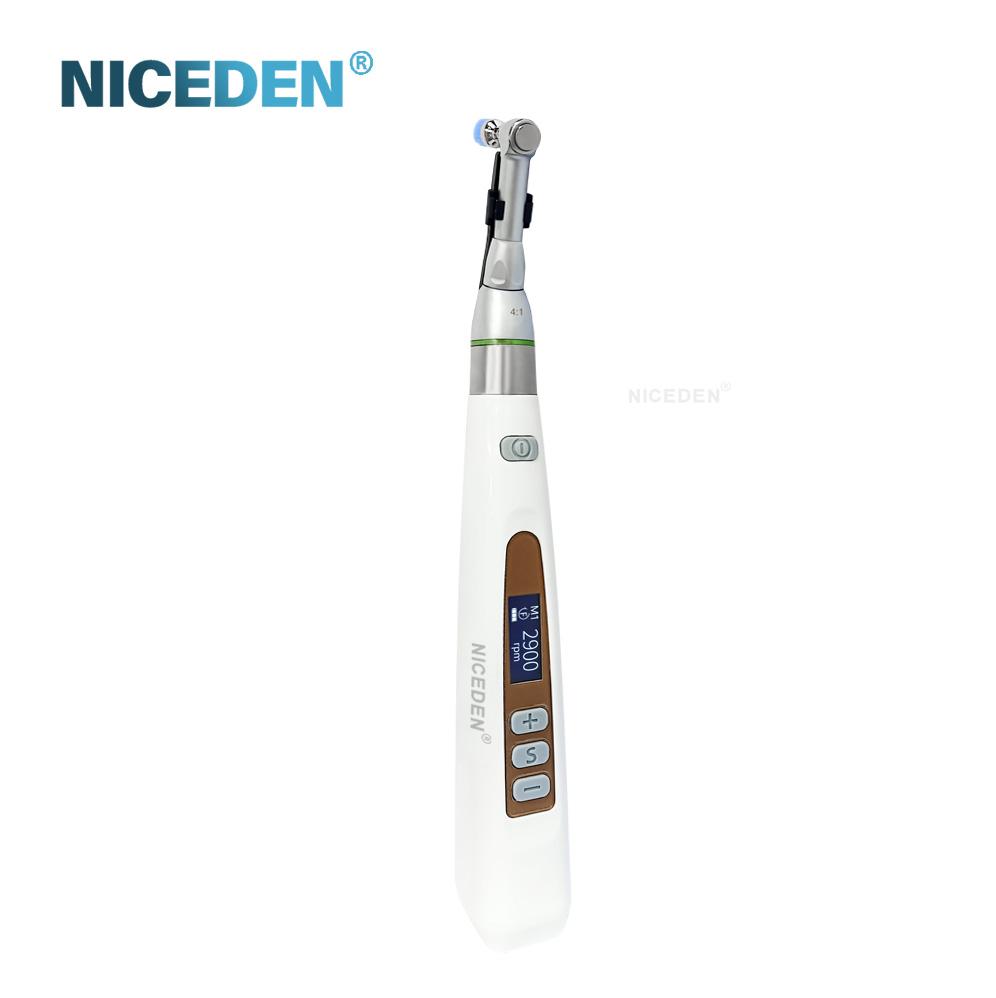 Zubní elektrický mikromotor Zubní laboratoř Leštění LED Bezdrátový Mini Redukce Contra úhel Broušení Stroj Léčebné vybavení