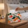 2D Flat, 2D Flat, 1 Peach-colored Decorative Tissue Box, Ideal for Home, Car, Kitchen, and Bathroom, Made of Polyester, Suitable for Daily Use, a Styl