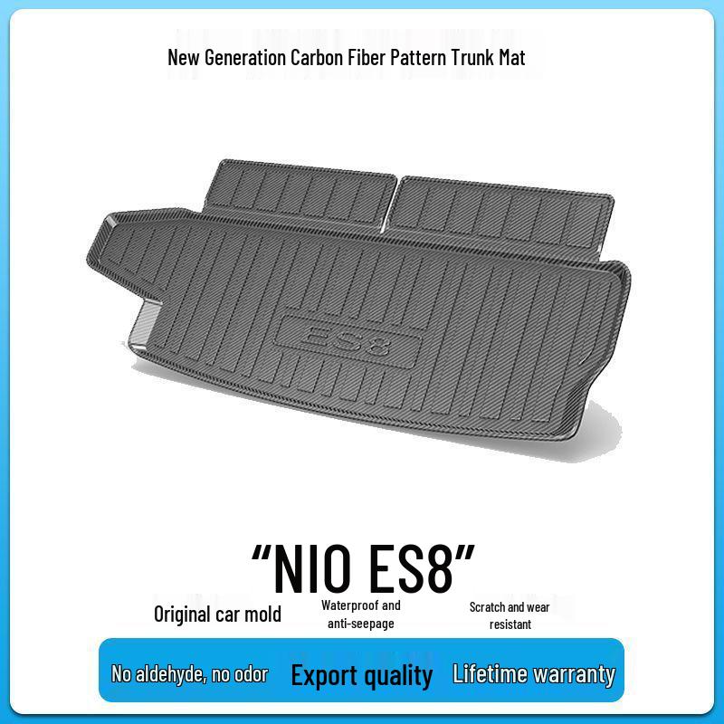 Nio ES8 Trunk Mat - TPV Carbon Fiber Texture Interior Decor