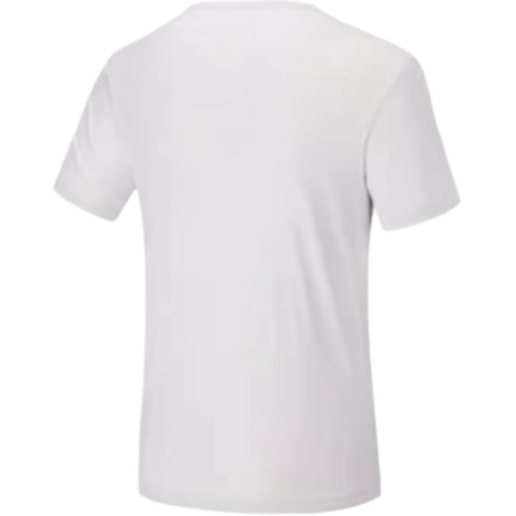 Anta Simple Letter Round Neck Breathable Versatile Moisture Wicking Short Sleeve T-Shirt Men Tops 152527106-1