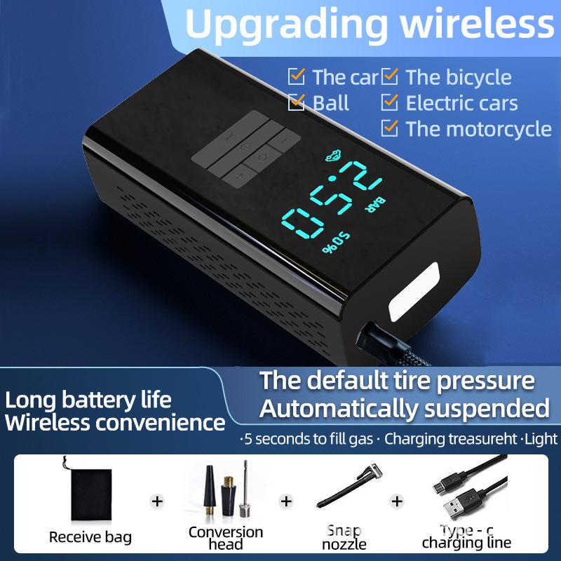 Bezprzewodowa pompka powietrza do samochodu przenośna do samochodu pojazdu terenowego pojazdu elektrycznego roweru pompka do opon
