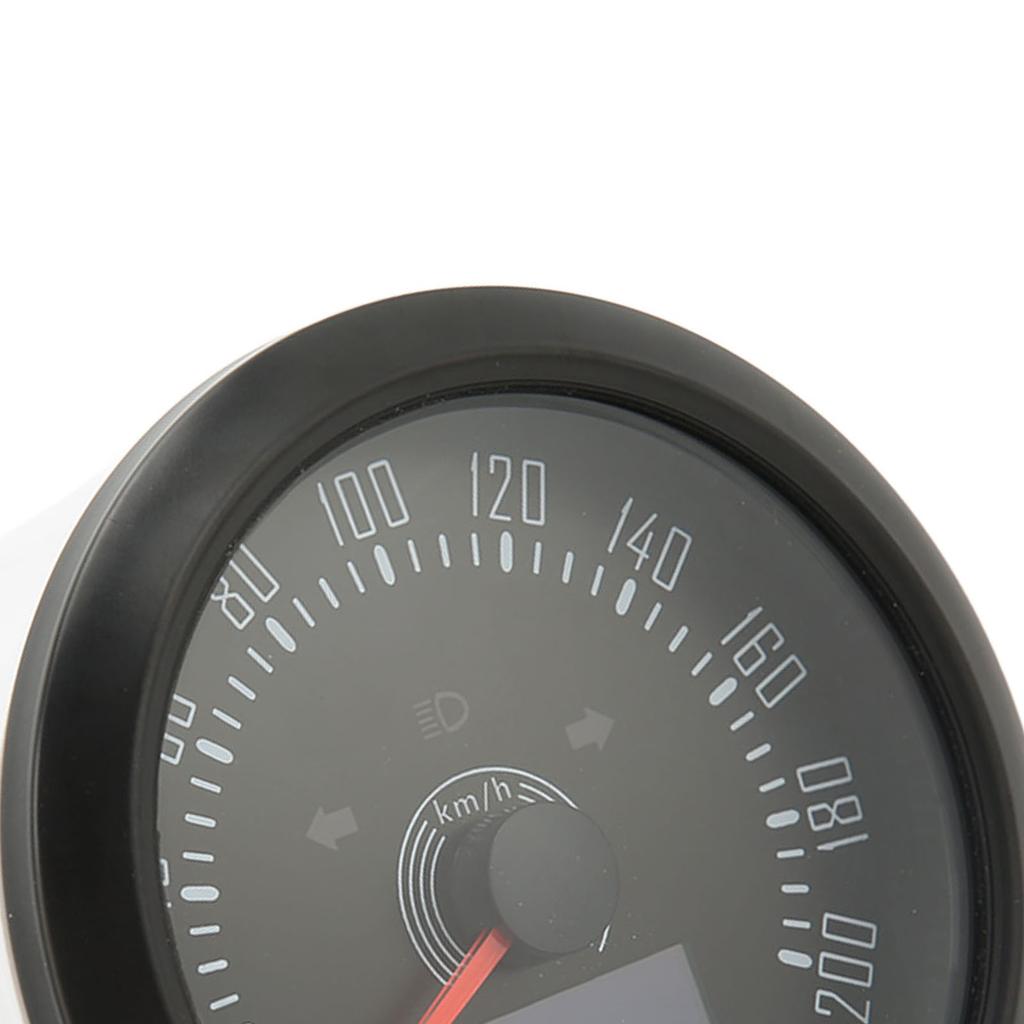 3 in 1 GPS Tachometer 200KMCelsiusH 85mm 9‑32V 7 Color Backlit Antifog for Boat Car RV Motorcycle