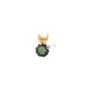 Green Tourmaline Gemstone 925 Sterling Silver Handmade Jewelry Round Shape Ring RR-58-10