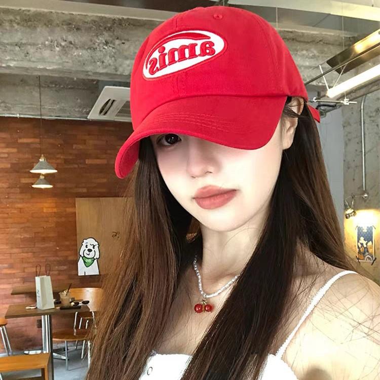 High-quality celebrity-inspired Korean style that makes the face look smaller amis Women's baseball cap for spring and autumn, large head