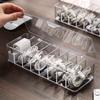 The Data Cable Storage Box Is Equipped with 10 White Zip Ties for Organizing and Storing Data Cables, Suitable for Small Items