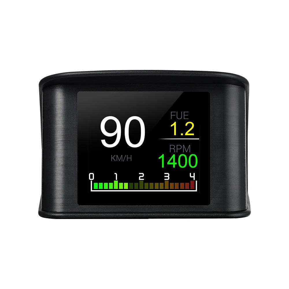 P10/P10-PRO Car Head Up Display OBD2 Smart Digital Dashboard Head Up Display Mileage OBD Driving Computer Temperature Gauge