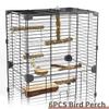 6pieces Bird Stand Improve the Living Experience of Birds with Versatile Stand Easy to Clean Perfect for Bird Habitat