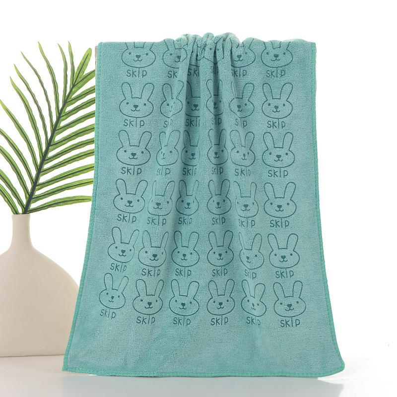 Absorbent Microfiber Towel Bathroom Drying Washcloth Cute Rabbit Hand Face Towel