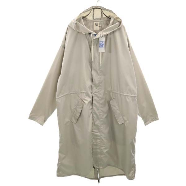 Brand new VAST222 18ss V181-01 RAIN COAT Made in Japan Raincoat Hood Gray Men's Used