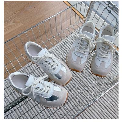 Fashion New 2025 Women Sneakers Summer Autumn Genuine Leather Retro Fashion Casual Flats Women Lace-up German Training Shoes Women