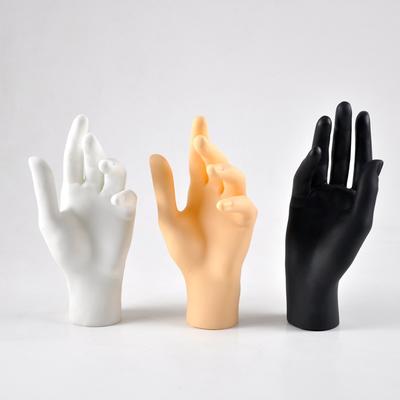 1 PC Black Figurines Ring Gloves Display Hand Stand Hand Model Home Decoration