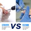 Nail Art Equipment Nail Bits for Nail Drills with Storage Case Travel Friendly Polish Removal for Milling Machines