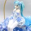 Hatsune Miku Figurine d'Action Adorable pour Bureau 11cm Version Chemise Neko. Figurine Anime Mignonne et Charmante Modèle Fille Jouet Cadeau