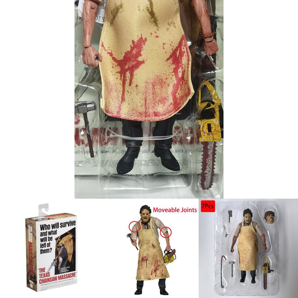 Texas Chainsaw Massacre 40th Anniversary Action Figure Collectible Model