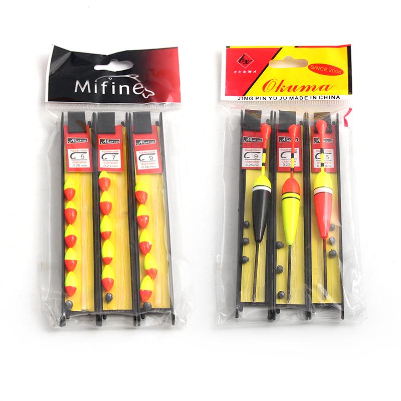 Visgerei Set: Zevenster- & Dikbuikdobbers, Loodjes, Lijn, Haken, Voorgemaakte Lijnsets