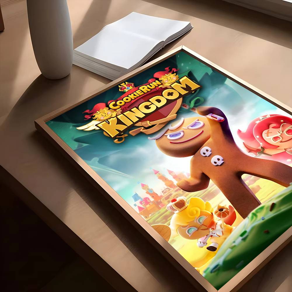 1pc Game C-Cookie R-Run K-Kingdom Poster Sticker Print Waterproof Wall Art For Living Room Bedroom Home Decor