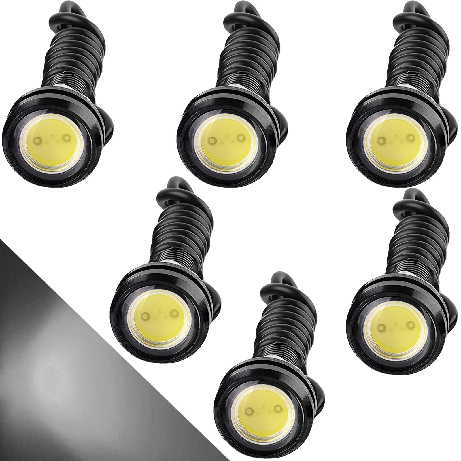 CTRICALVER High Power 18mm 9W Eagle Eye LED Light, Car