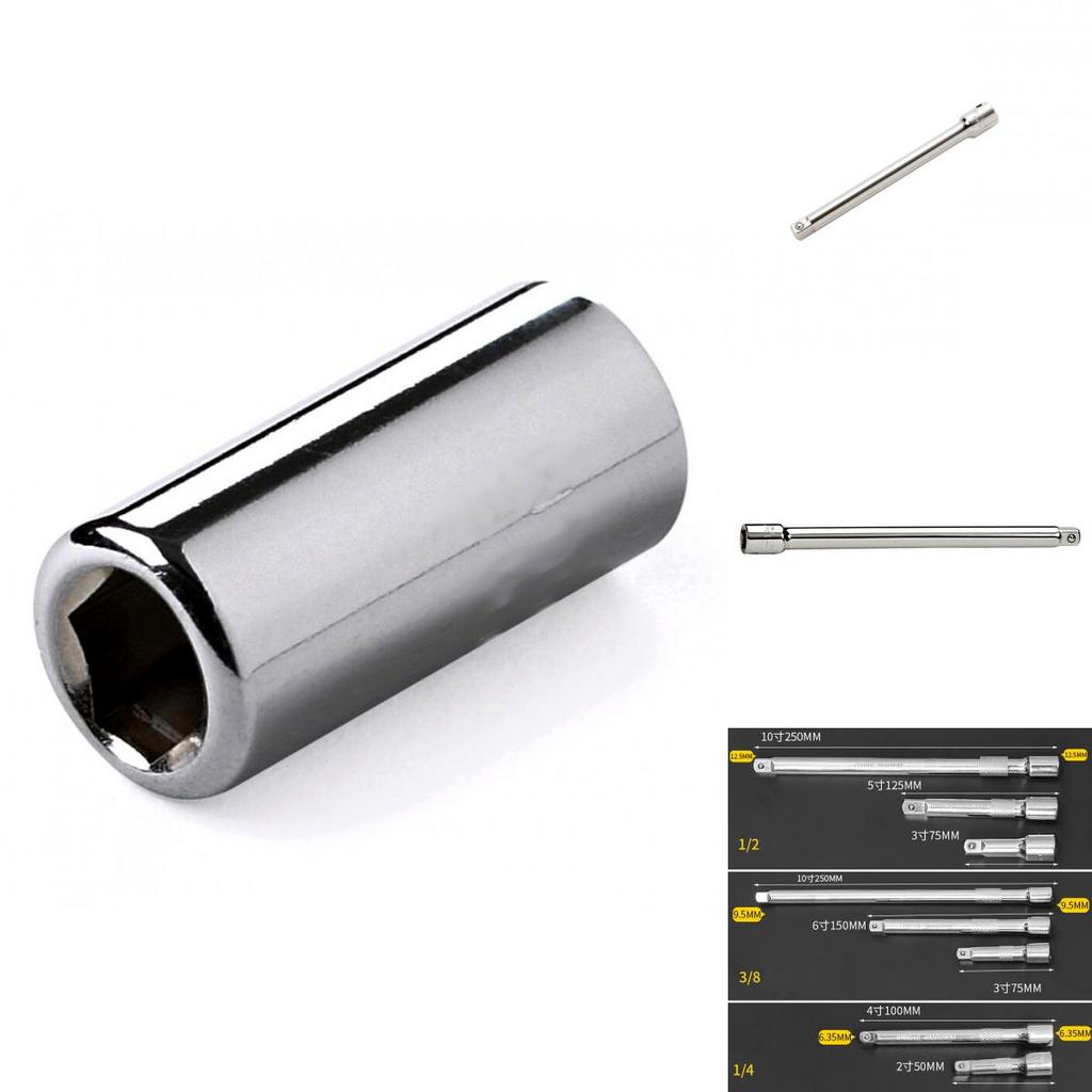 Craftsman's Lifetime Guarantee 1/4" 3/8" 1/2" Drive Extension Bar Socket Adapter