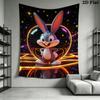 Bugs Bunny Wall Tapestry Aesthetic Wall Hanging Printed Fabric Blanket Decorative Tapestries for Bedroom Living Room Home Decor