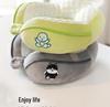 U-Shaped Cartoon Neck Pillow: Cute Embroidered Travel Pillow with Parent-Child Support
