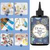 100ml Low Odor UV Resin Glues for Indoor Use Fast Curing High Transparency Safe Fast Curing Epoxy for Nighttime Crafting