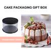1Pcs Cake Box Paper Lid Plastic Safe Environment Friendly Wedding Cake Packaging Party Cookies Boxes Cookie Cakes Packing Box