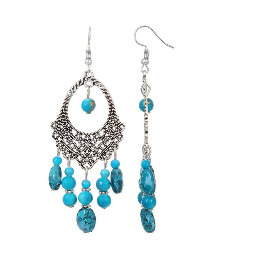 Latest Bohemian Oxidized Silver Earrings For Women & Girls