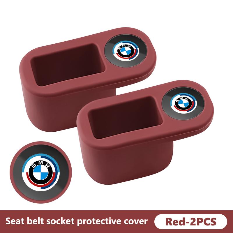 Car Seat Belt Base Anti Scratch Cover Auto Interior Accessories For BMW M3 M5 E36 E39 E46 E60 E61 E64 E70 E71 E80 E85 E87 E90