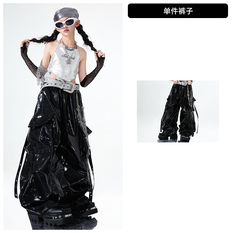 Girls' Jazz Costumes Are Trendy And Trendy Girls' Jazz Less Children'S Costumes Catwalk Girl Group Street Dance Trendy Costumes