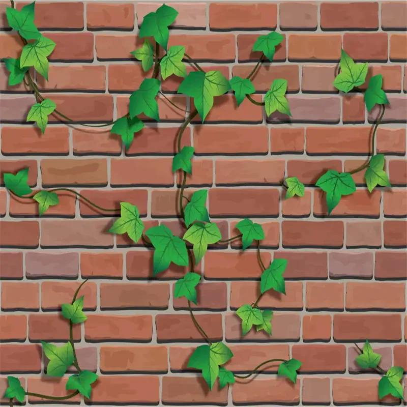 Home Decor 3D PVC Vintage wall sticker Paper Brick Stone Rustic Effect Self-adhesive Home Decor Sticker sticker