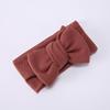 Vlasové doplňky Elastická vaflová tkanina Pokrývka hlavy pro dívky Big Bow Čelenka Baby Čelenka Bowknot Turban