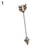 Retro Arrow Industrial Scaffold Bar Ear Cartilage Helix Barbell Piercing Jewelry