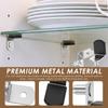 50Pcs Shelf Brackets Support Studs Pegs L Shaped Metal Pin Shelves Seperator Furniture Shelf Wall Mount Bracket Cabinet Holder