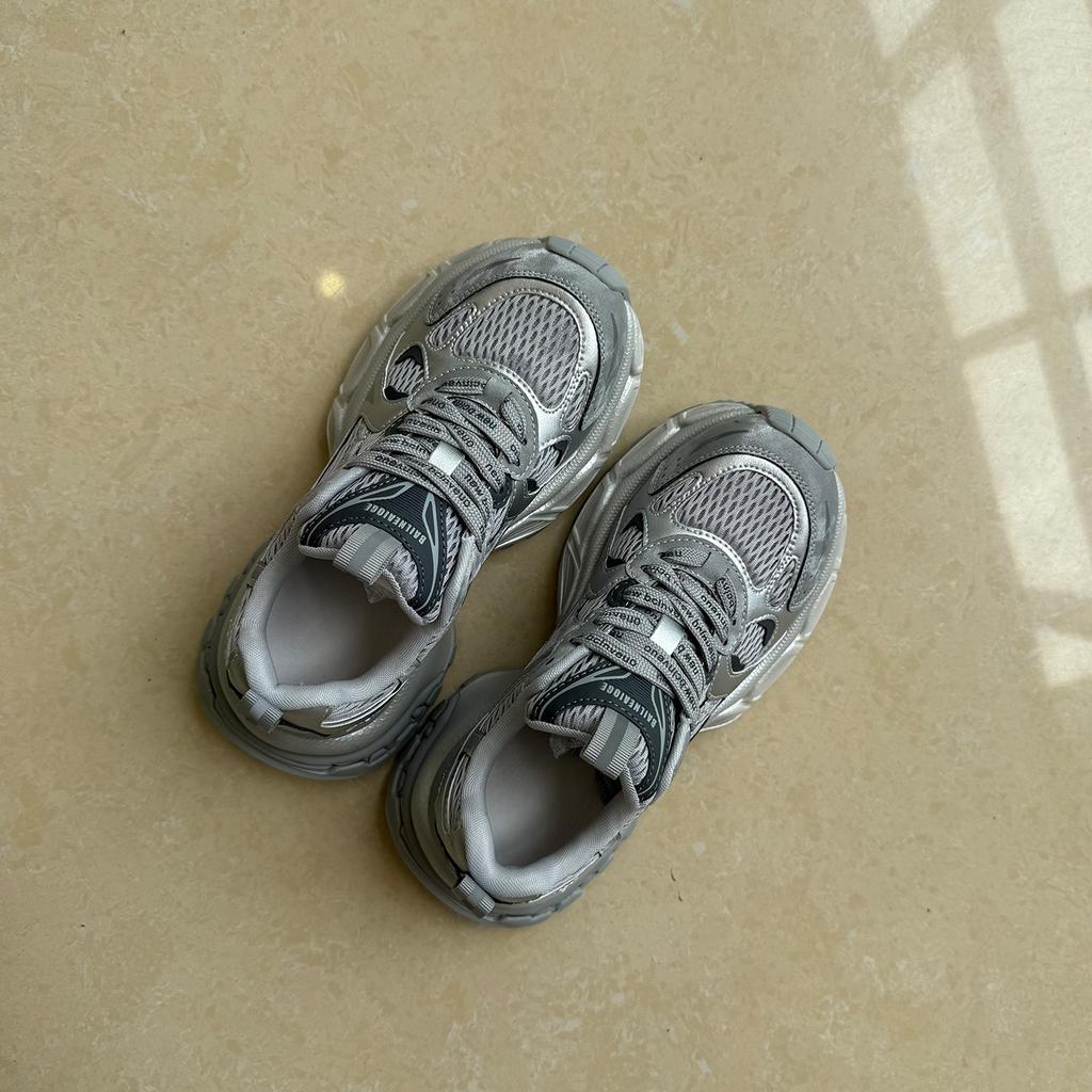 Leather dad shoes women 2025 new autumn platform ultra-light soft sole fashion casual sports shoes ins trendy shoes