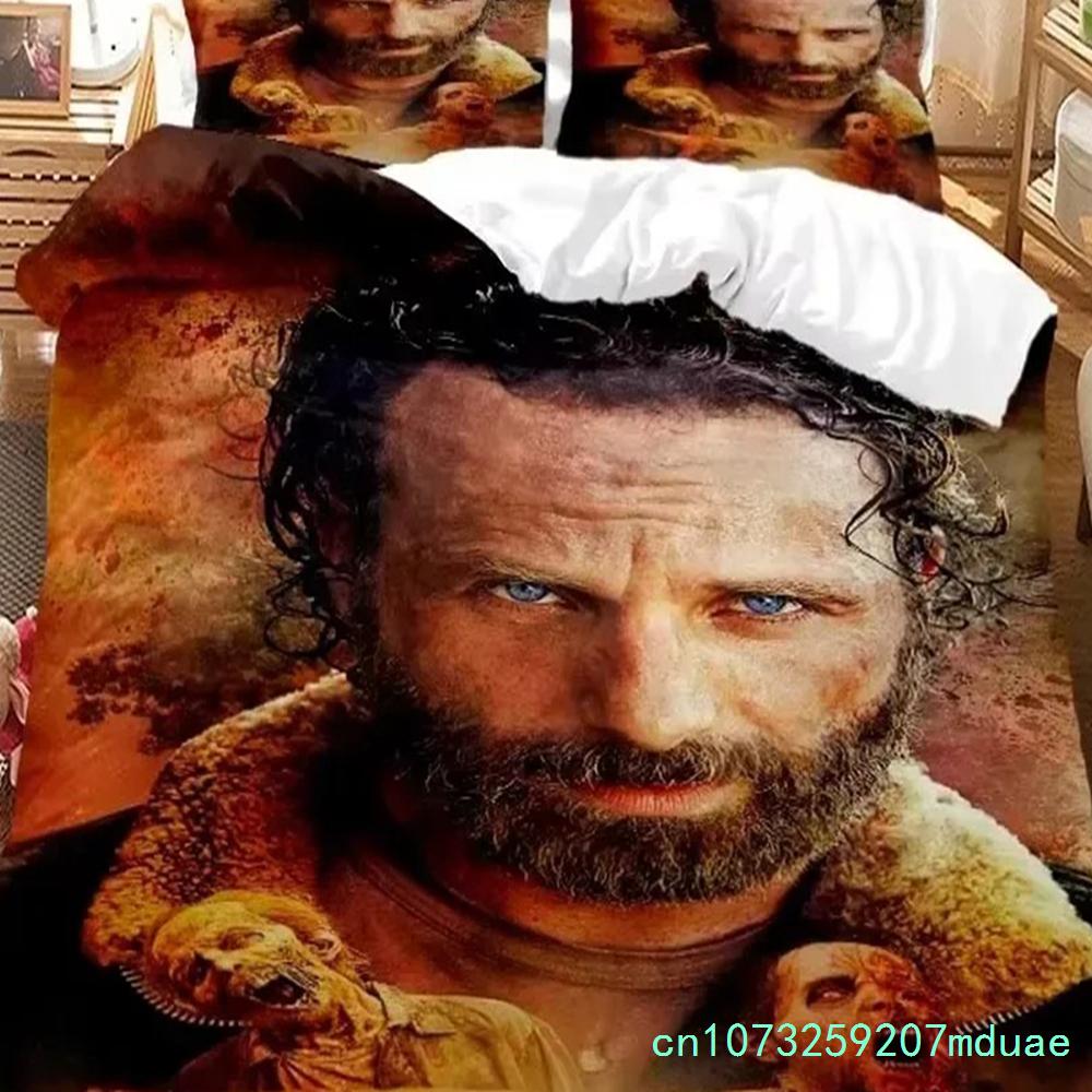 New Horror Die Walking Dead Printed Bedding Set Luxury Queen Bedding Set Soft And Comfortable Bedding Set For Boy